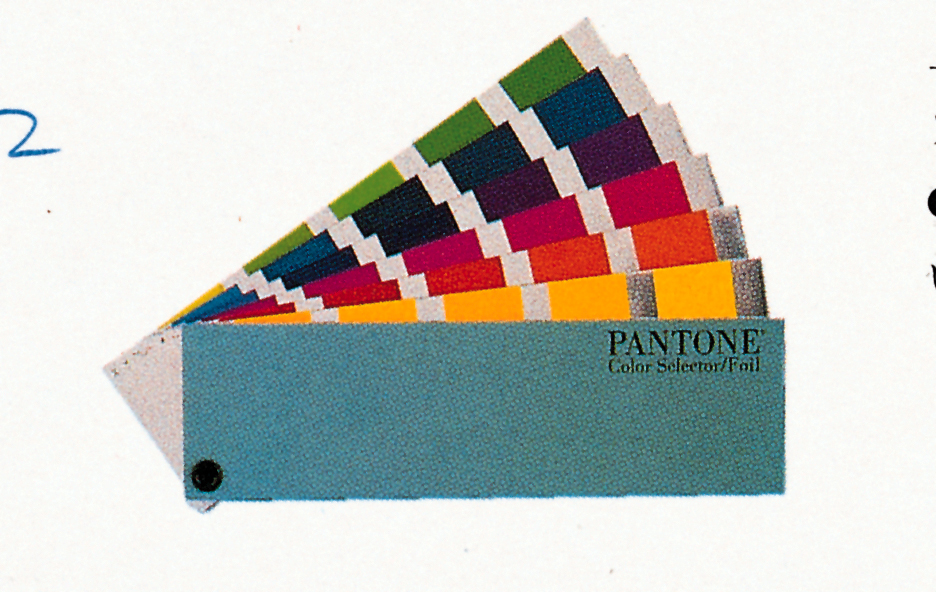 PANTONE color selector / foil