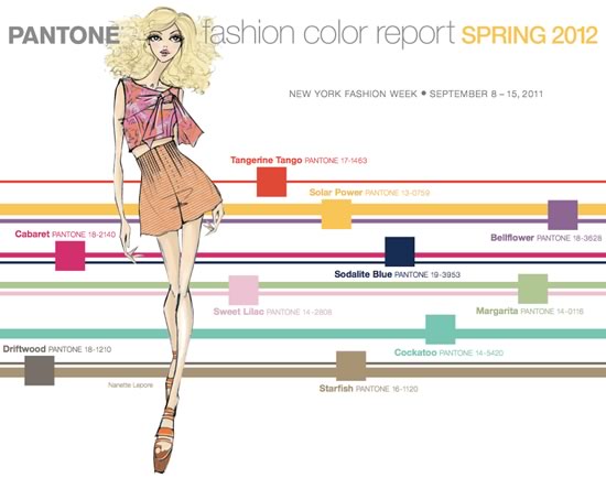 パントン・カラーレポート／SPRING 2012