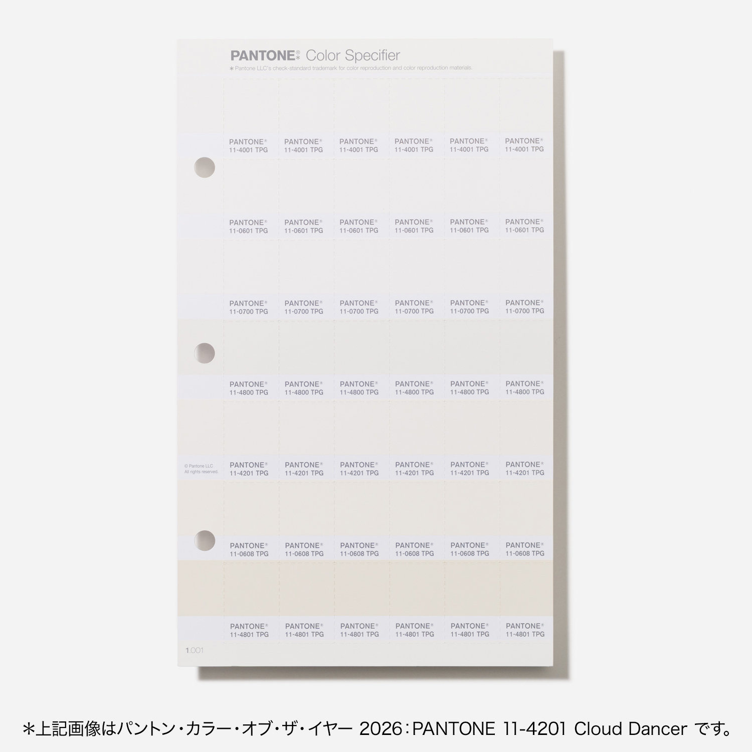 パントン・ファッション、ホーム + インテリア・スペシファイヤー/差し替えページ