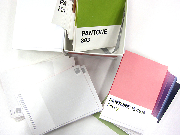 Pantone Postcard Box